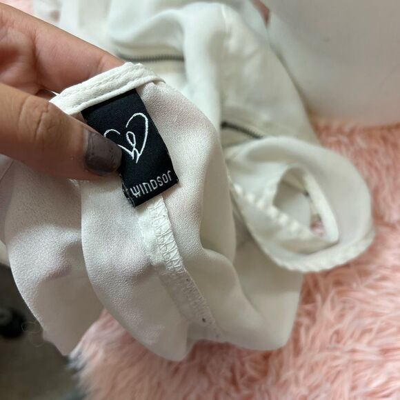 Windsor white blouse with side zipper - Picture 4 of 6